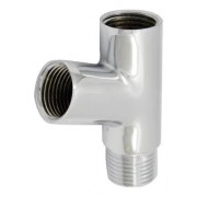 Conexão Y Cromada Metal Para Filtro